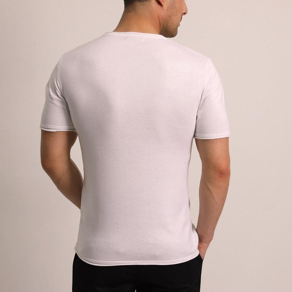 Isaac Slim Fit Short Sleeve T-Shirt // White