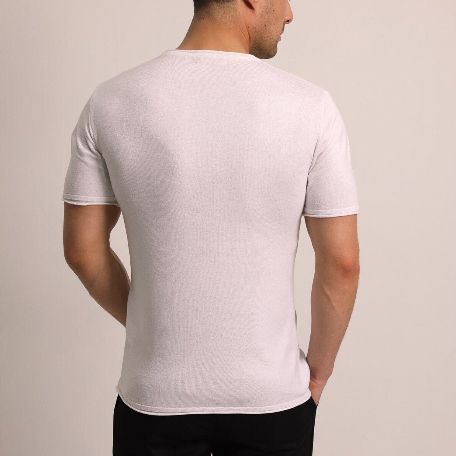 Isaac Slim Fit Short Sleeve T-Shirt // White