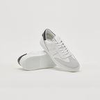 Charlie Leather & Suede Sneakers // White