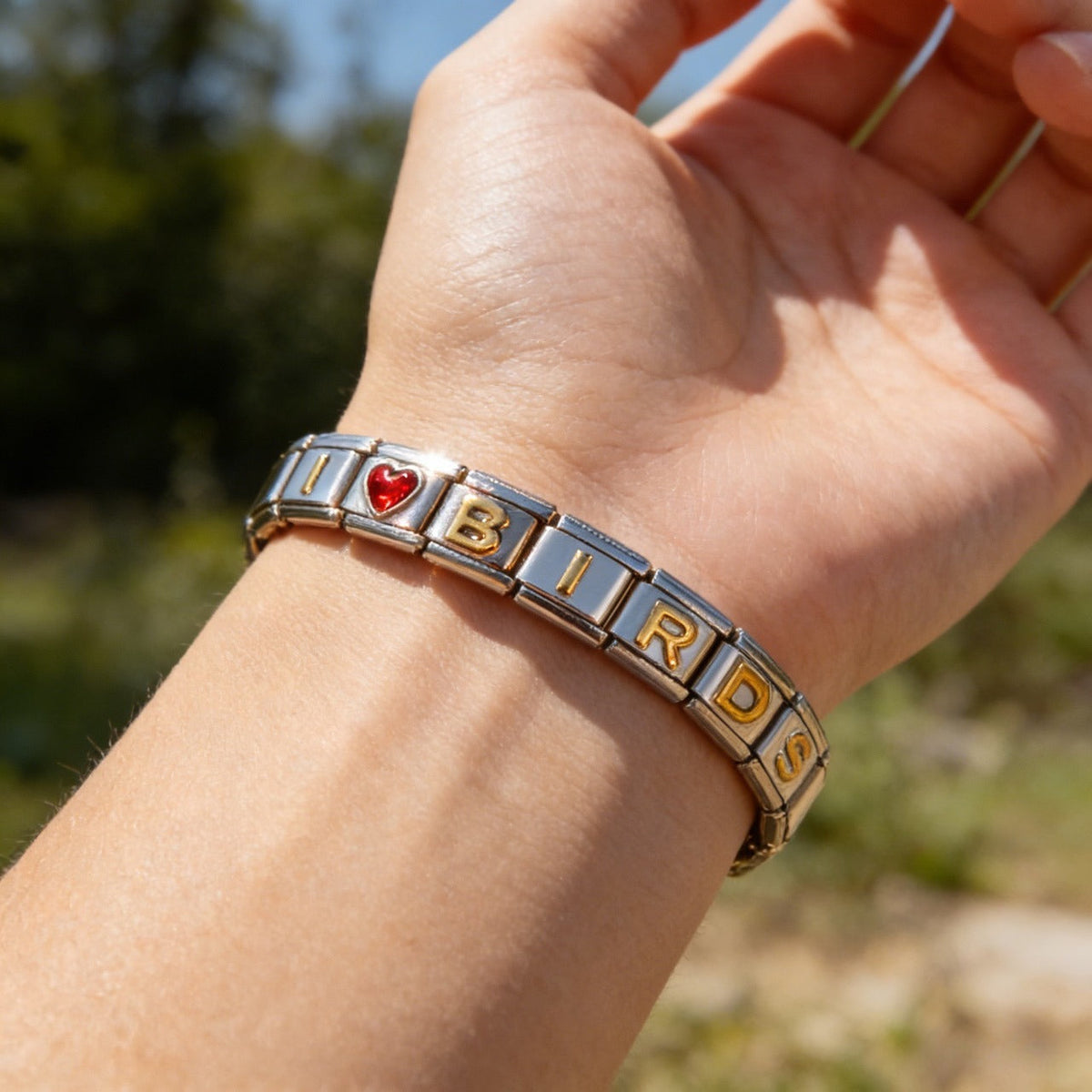 GO BIRDS  Italian Charm Bracelet -Game Day & Special Gift for Eagles Fans