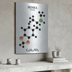 MDMA Molecule by Luxe Metal