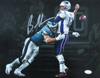 Brandon Graham Autographed 11x14  Photo Eagles Super Bowl Tom Brady Sack JSA