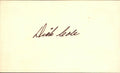 Dick Cole Pirates/Cards/Braves d.2018 Signed/Autographed 3x5 Index Card 162480