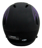 Jamal Lewis Signed Ravens Eclipse Replica Full Size Helmet Beckett 163126