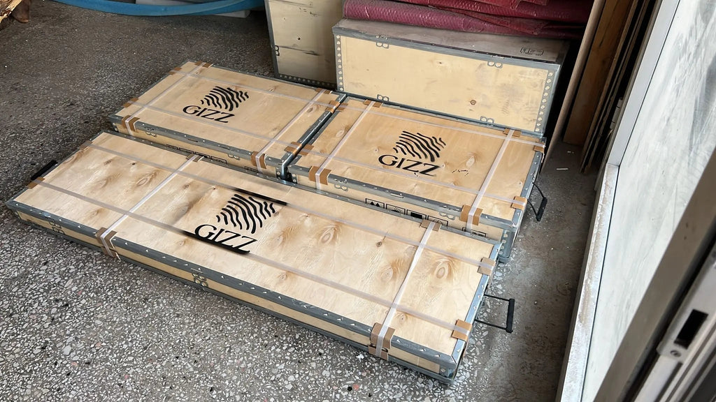 Epoxy Resin Sofa & Console table made of Walnut wood | Ivory Collection
