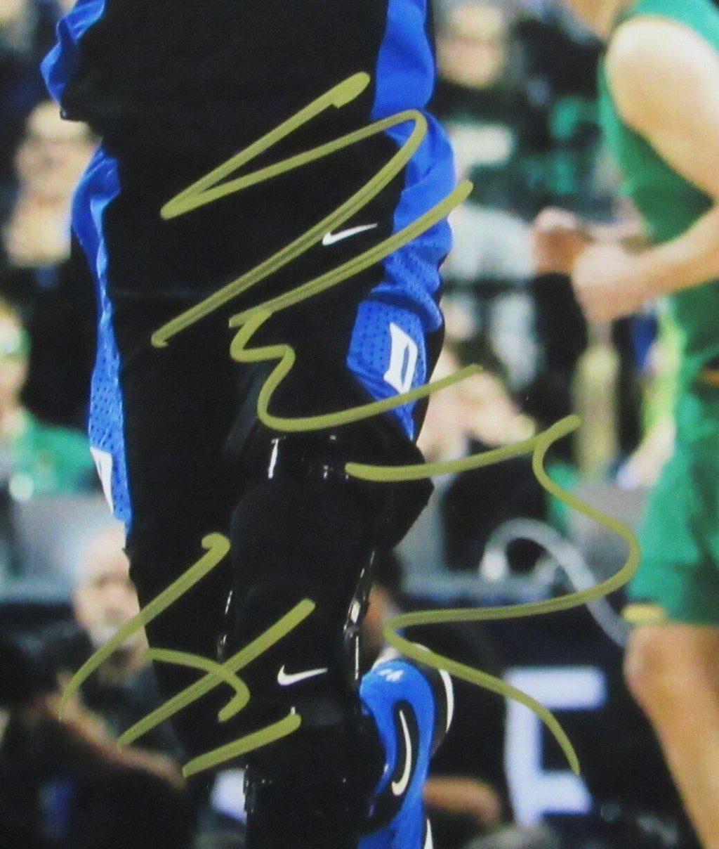 Harry Giles Autographed 11x14 Basketball Photo Duke Beckett
