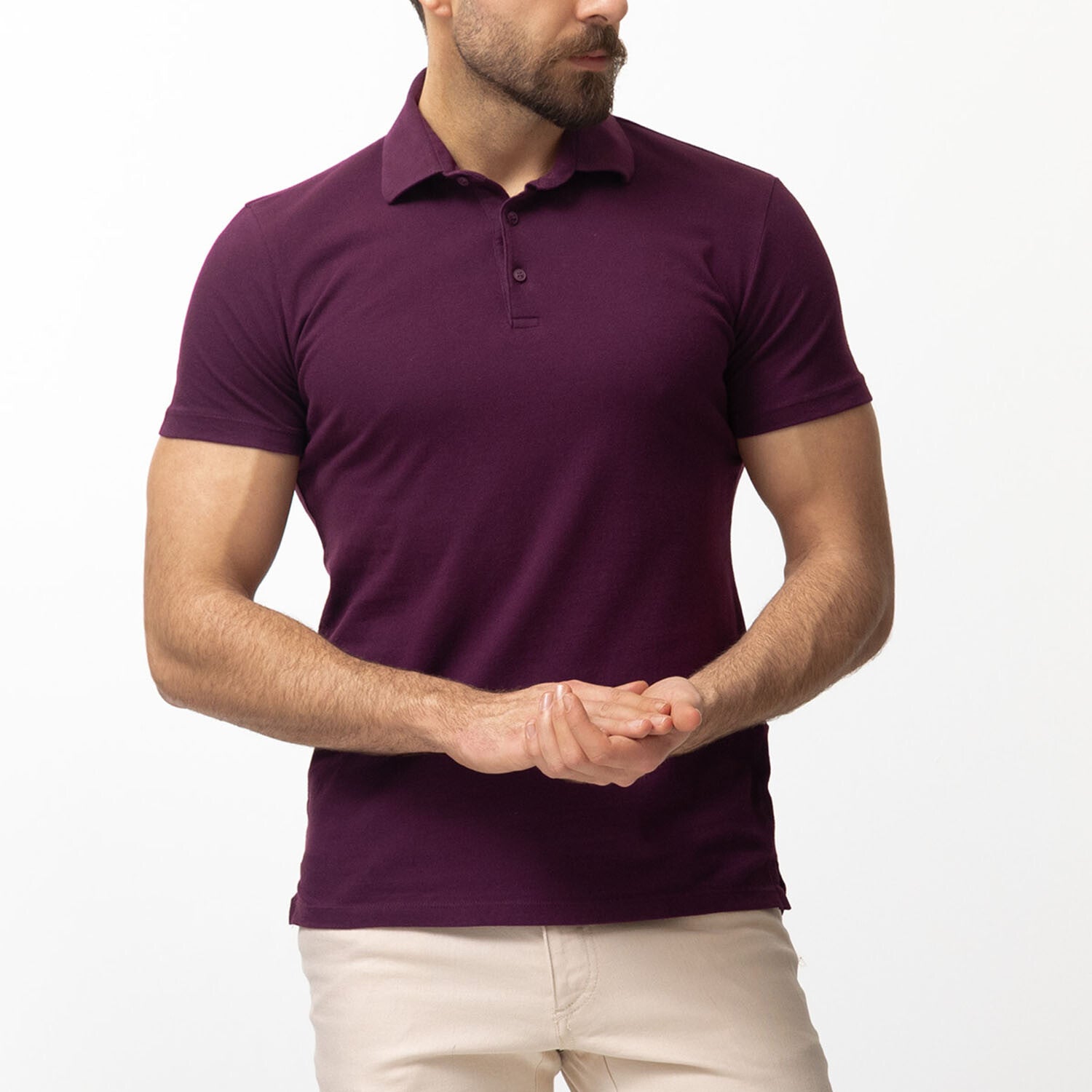 Karl T-Shirt // Claret Red