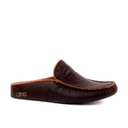 Men's Leather Slip On Loafers // Dark Brown