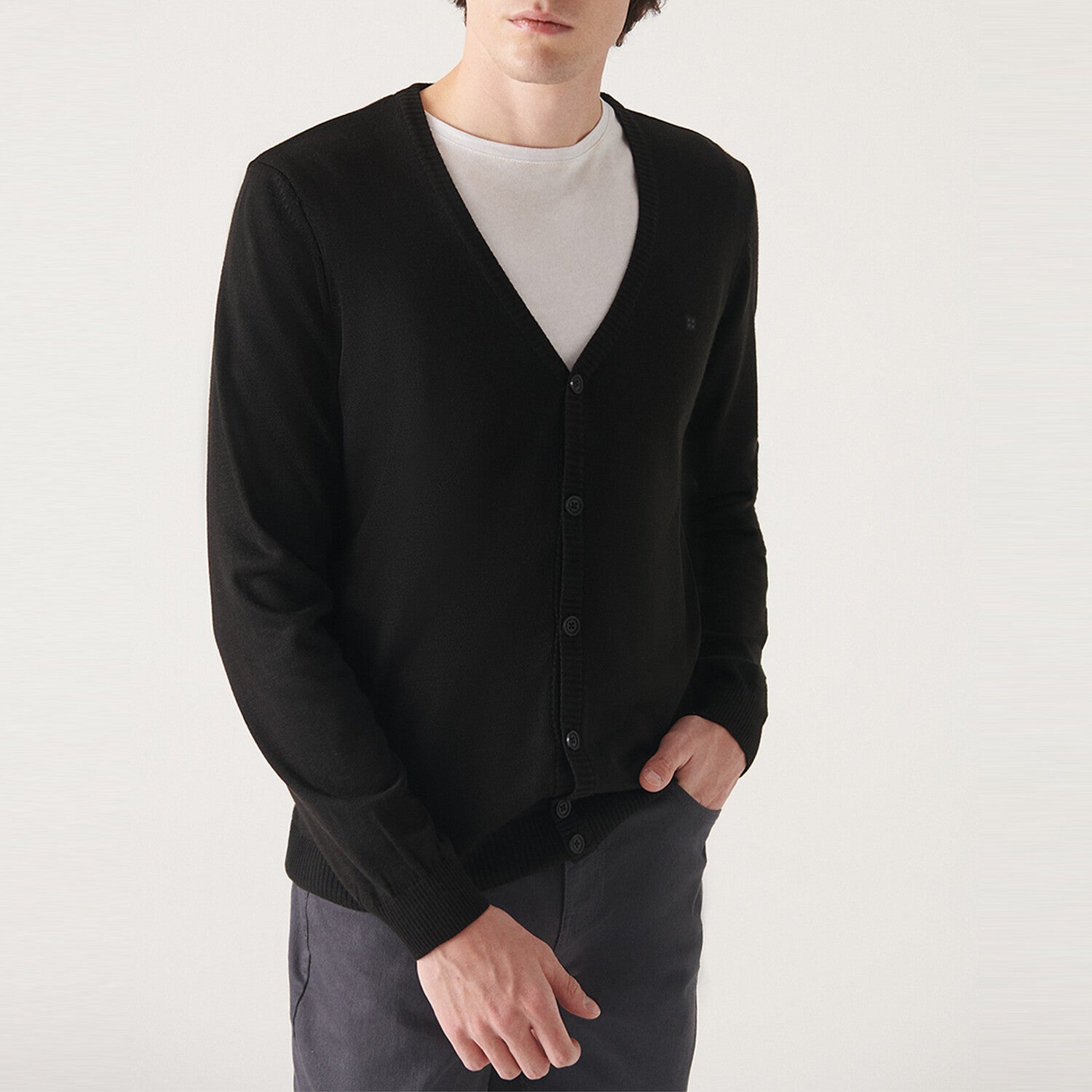 Button-Up Cardigan // Black