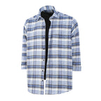 Sean Long Sleeve Checked Pocket Shirt // Light Blue