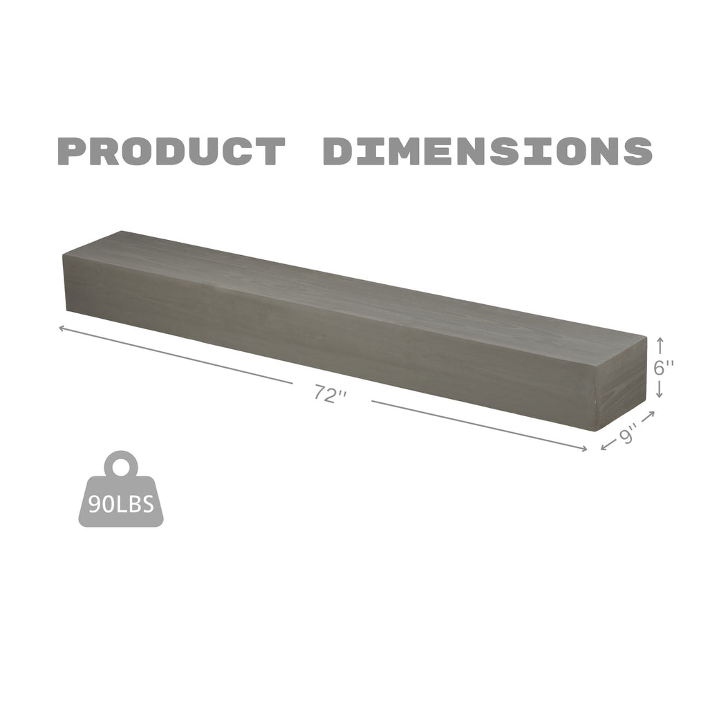 Fireplace Mantel Floating Shelf