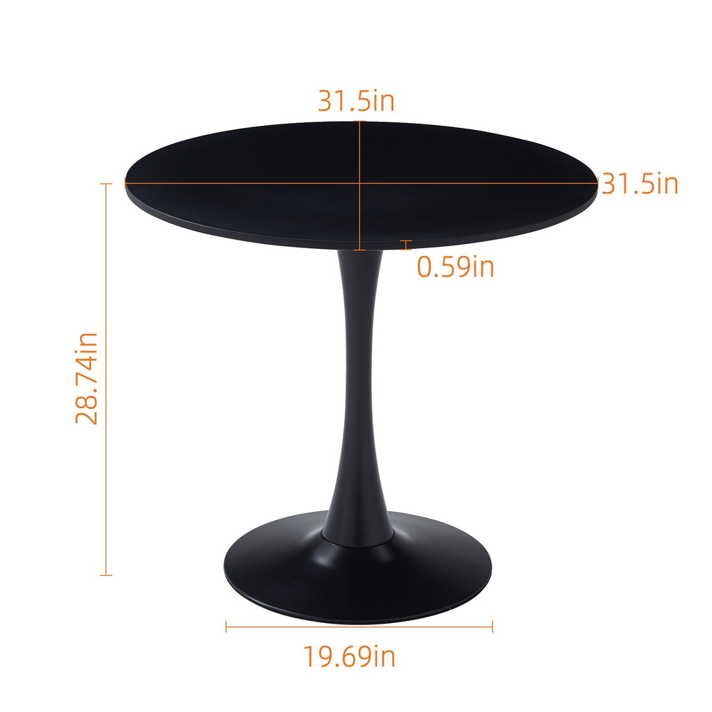 Round Dining Table With Tulip Style Base