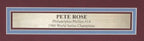 Pete Rose Signed 16x20 Photo Philadelphia Phillies Framed JSA 186168