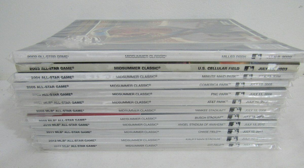 1974-2013 MLB All Star Game Program Run All 40 Programs N/MT 131814