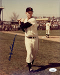 Whitey Lockman Autographed 8x10 Photo New York Giants JSA 177877