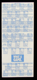1997 World Series Game 3 Full Ticket Florida Marlins vs. Cleveland 180957