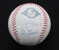 Jim Leyritz Signed/Auto Yankees 100th OML Baseball MAB Inscr 187026