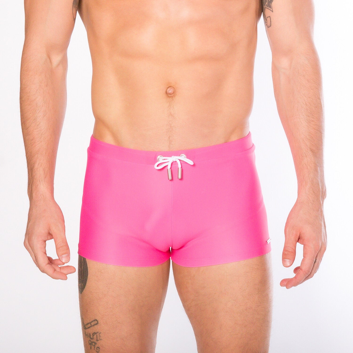 Boyshort Swim Brief // Pink