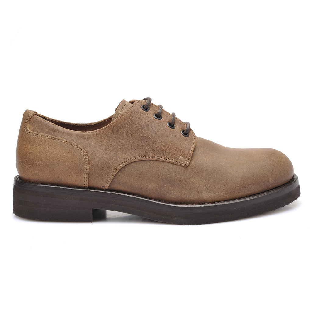 Leather Derby Shoe // Brown