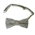 Ebony Tweed - Men's Pre-tied Bow Tie