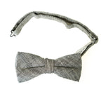 Ebony Tweed - Men's Pre-tied Bow Tie