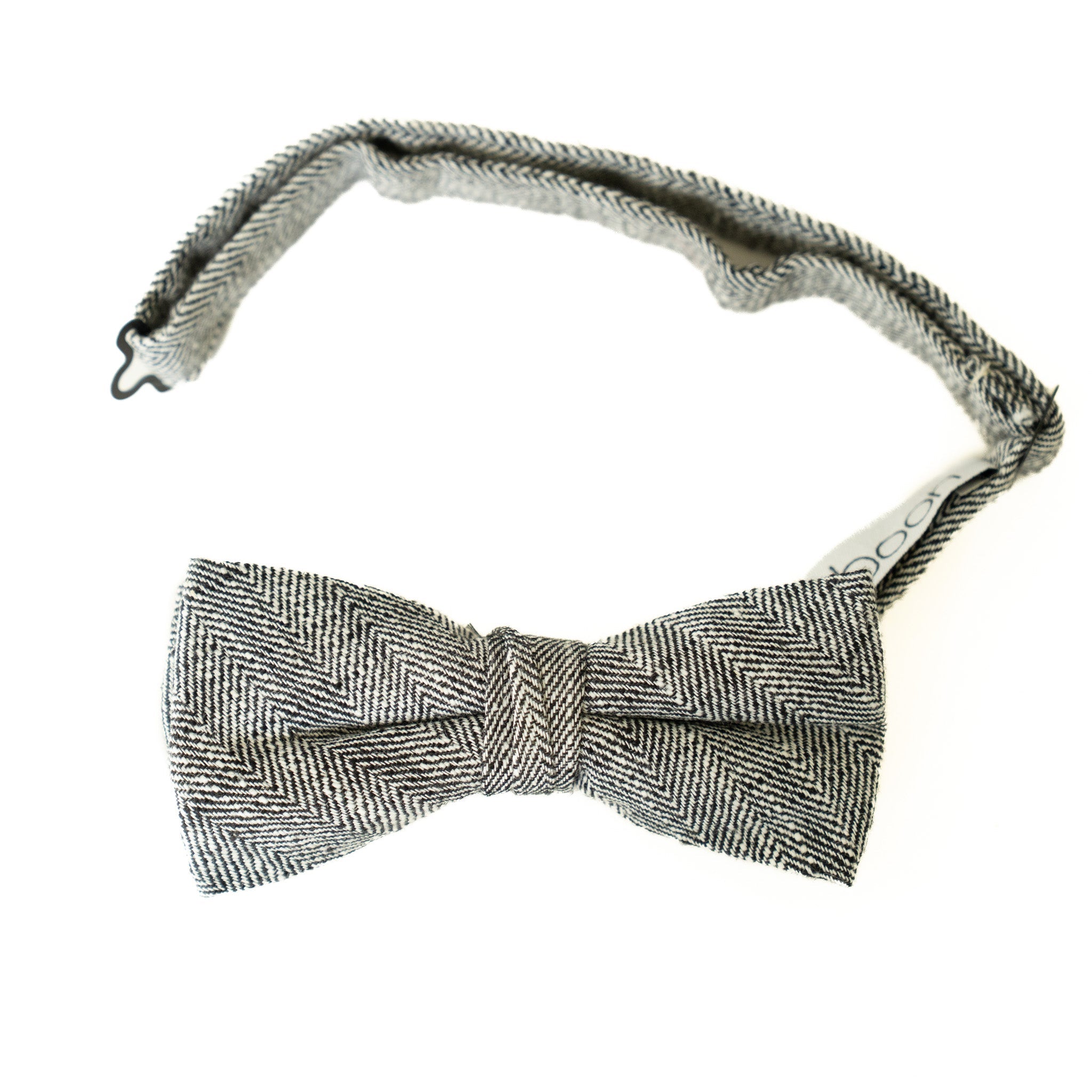 Ebony Tweed - Men's Pre-tied Bow Tie