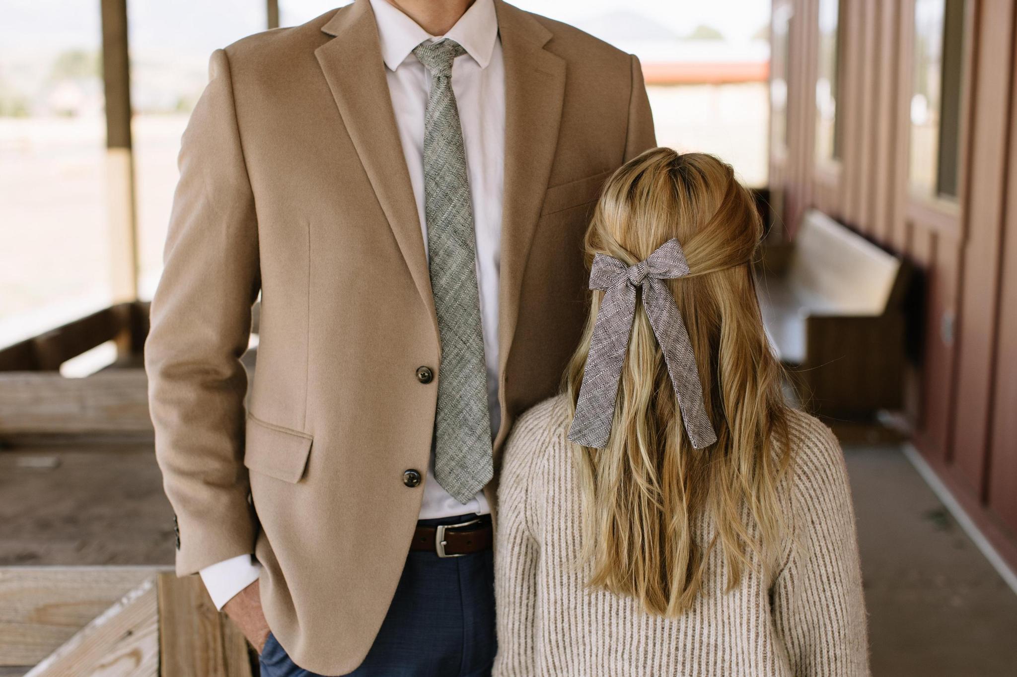 Ebony Tweed - Men's Tie