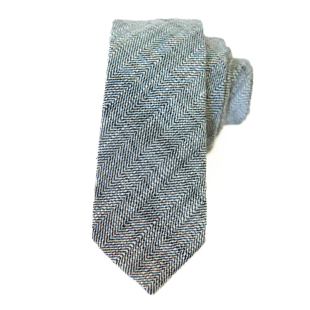 Ebony Tweed - Men's Tie