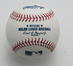 Danny Salazar Autographed OML Baseball Cleveland Indians 180033
