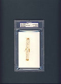 Jim Mason Yankees Signed/Autograph Slabbed Cut 3x5 Index Card PSA/DNA 133348