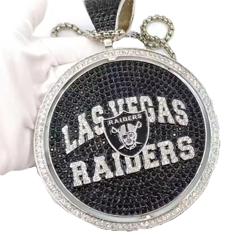 Rotating Sports Team Logo Pendant Necklace –  Perfect Gifts for True Fans