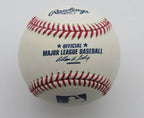 Ezequiel Carrera Autographed OML Baseball Cleveland Indians 180083