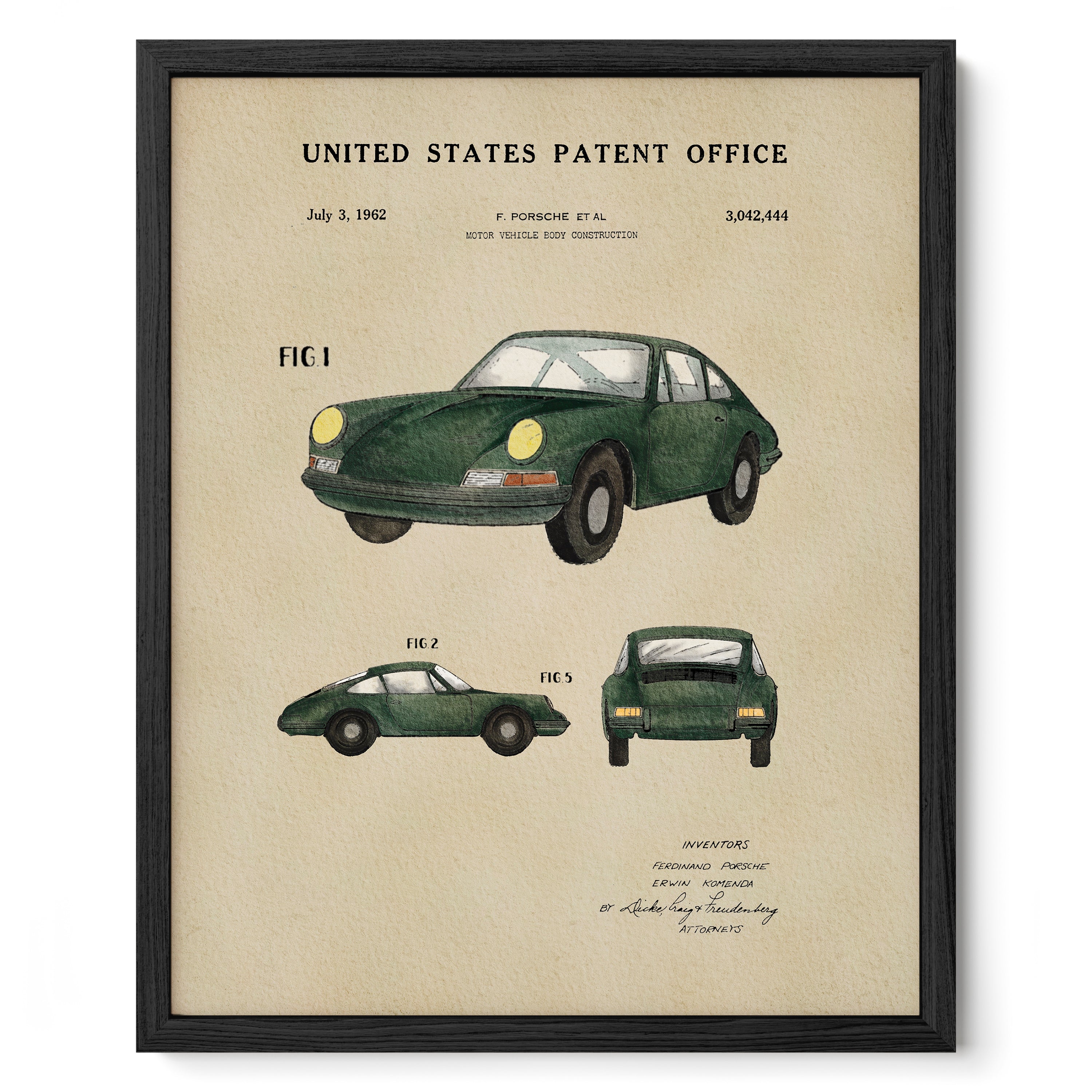 Green Sports Car (1964)