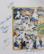 1969 Mets Team Signed (17) 11x14 Kotzen Litho Print WS Champions 187333