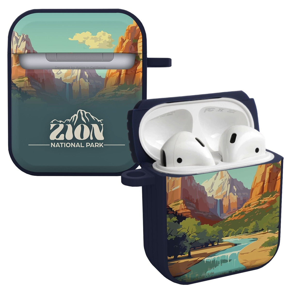 National Parks Zion HDX Apple Airpods Gen 1 & 2 Case Cover