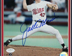 Jack Morris HOF Twins Signed/Autographed 8x10 Photo Framed JSA 164103