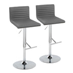 Mason - Contemporary Adjustable Barstool & Swivel (Set of 2)