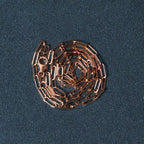 14K Rose Gold Delicate Paperclip Chain (2.1mm)