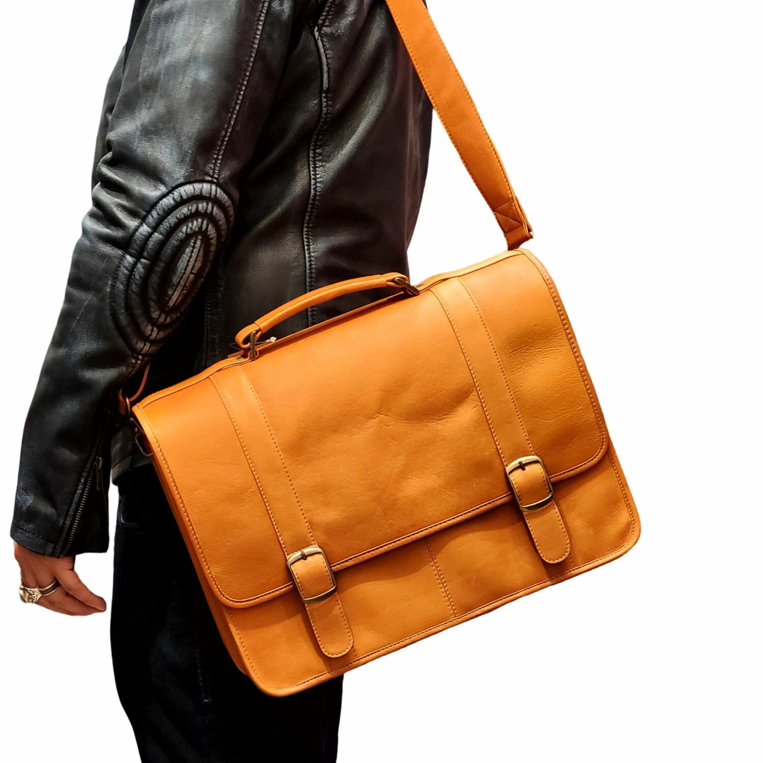 Fargo Large Briefcase  - Vaquetta Leather