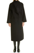 Totême Annecy Wool Cashmere Coat - Black