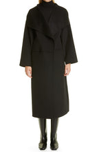 Totême Annecy Wool Cashmere Coat - Black