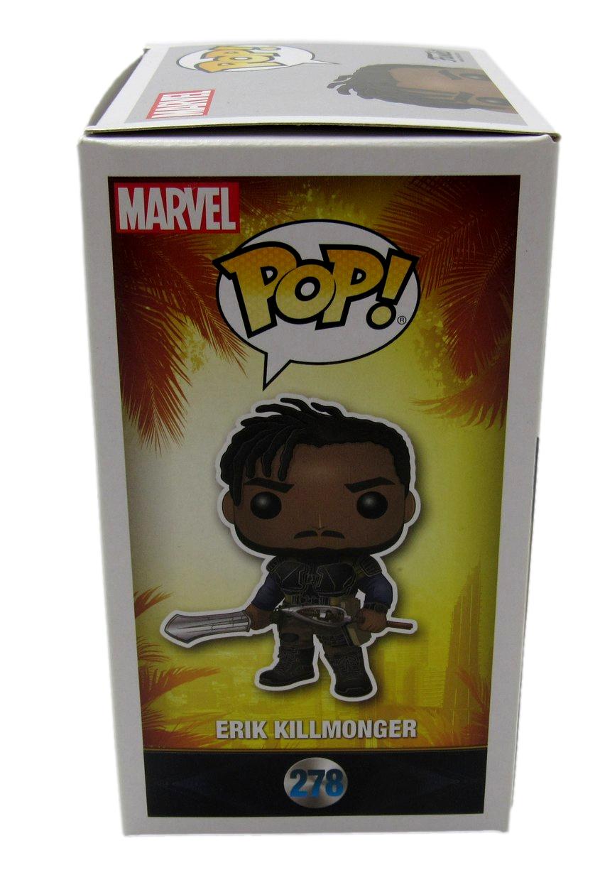 Michael B. Jordan Autographed Funko Pop! #278 "Black Panther" JSA 181189