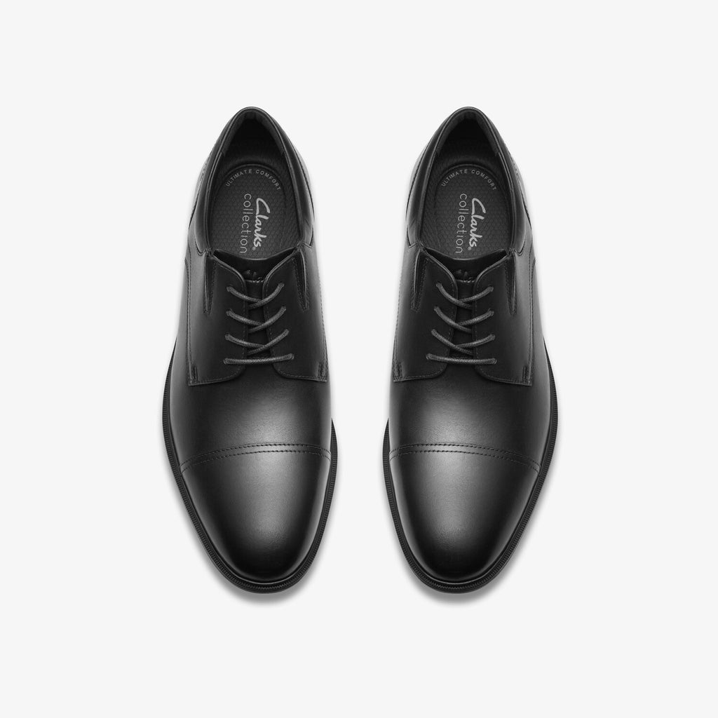 Steadwell Cap // Cap-Toe Derby // Black Leather