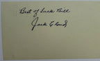 Jack Cloud Green Bay Packers CFB HOF Signed Vintage 1948 GPC Postcard 144797