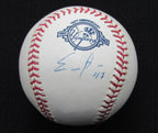 Edwar Ramirez Signed/Auto Yankees 100th OML Baseball JSA  186891