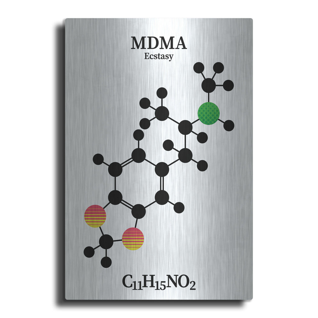 MDMA Molecule by Luxe Metal