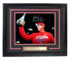 Rob Thomson Autographed/Inscribed 11x14 Photo Phillies Framed Beckett 176543