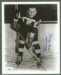 Woody Dumart Boston Bruins Signed/Autographed 8x10 B/W Photo JSA 150928