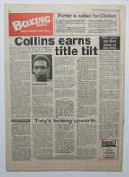 August 25, 1989 Boxing News Magazine Pernell Whitaker Jose Luis Ramirez