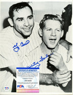Yogi Berra/Whitey Ford Yankees Dual-Signed/Autograph 8.5x10.75 Photo PSA 166783